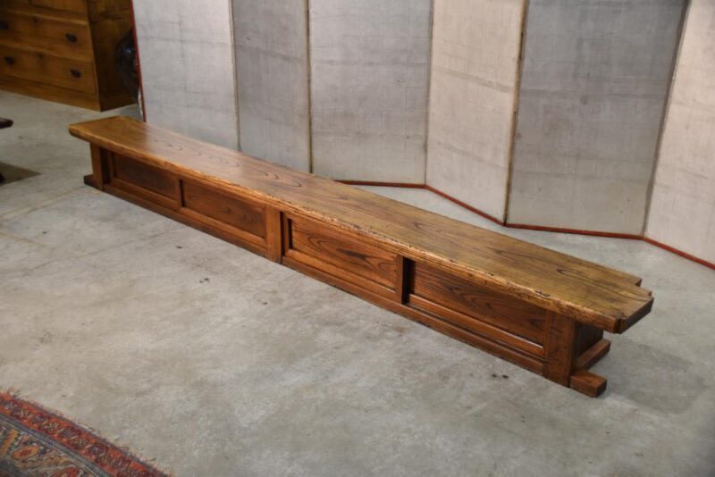 Japanese Elm Entrance Step Kamachi Width:2960mm