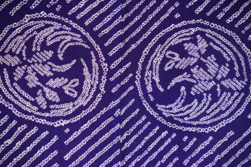 Vintage Murasaki (Purple) Silk Shibori Haori Jacket - Image 5