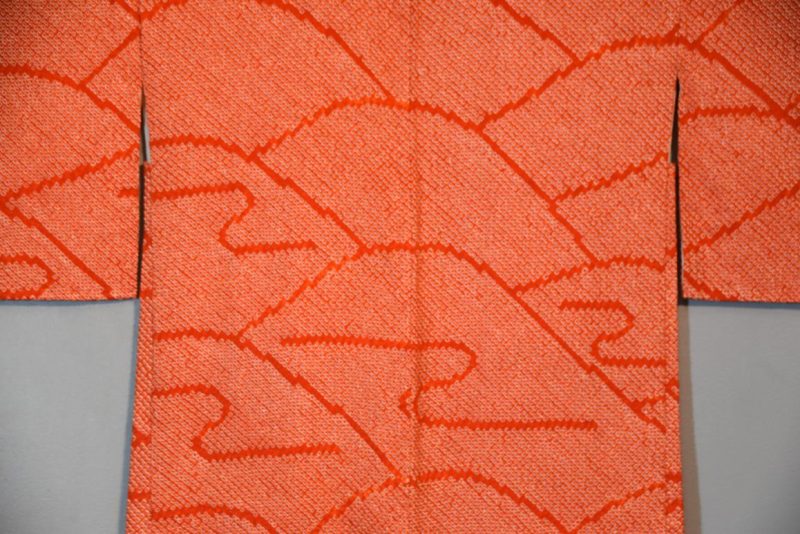 Vintage Silk Shibori Haori Jacket - Image 2