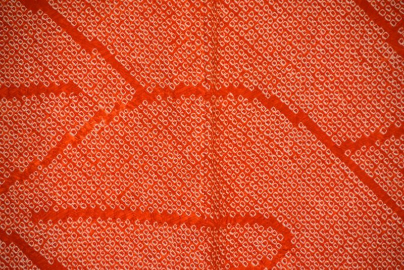 Vintage Silk Shibori Haori Jacket - Image 4