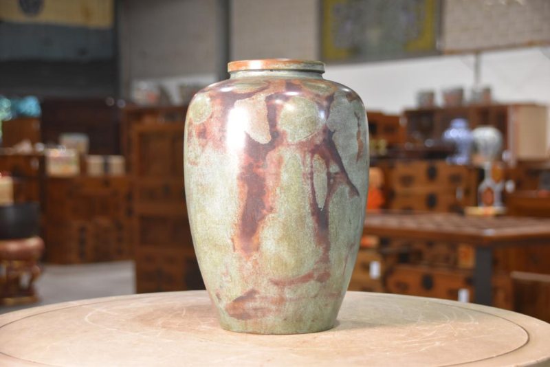 Murashido Bronze Vase:Width 180mm