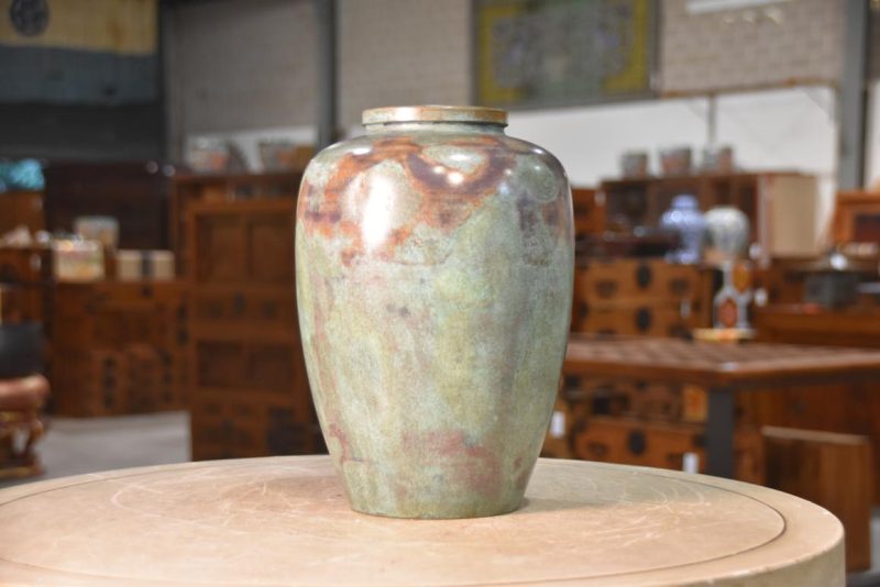 Murashido Bronze Vase:Width 180mm - Image 2