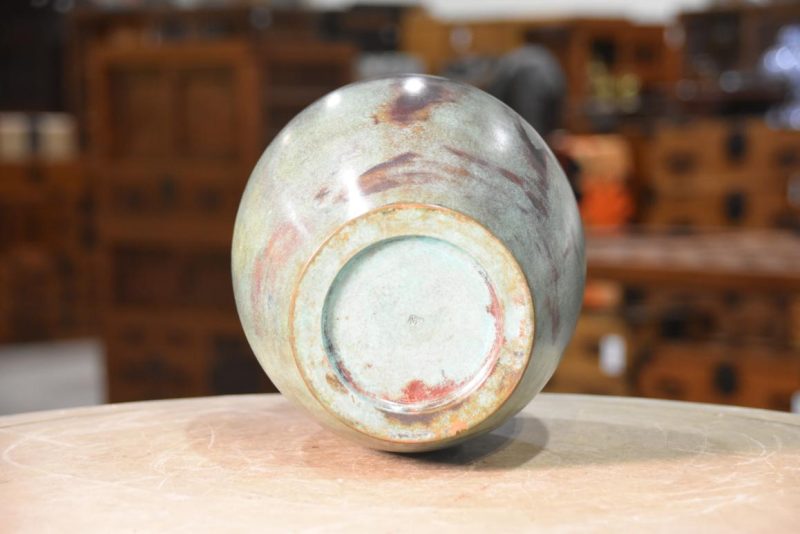 Murashido Bronze Vase:Width 180mm - Image 6