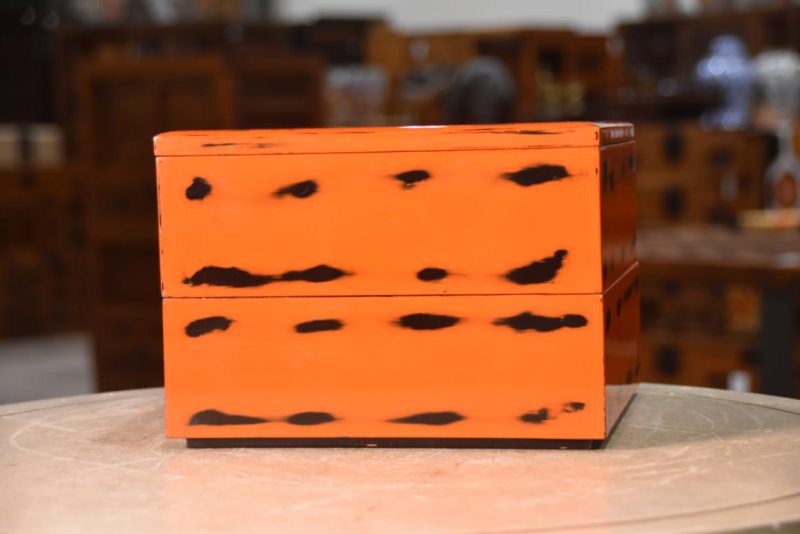 Japanese Jubako Lacquer Stacking Box:Width 240mm