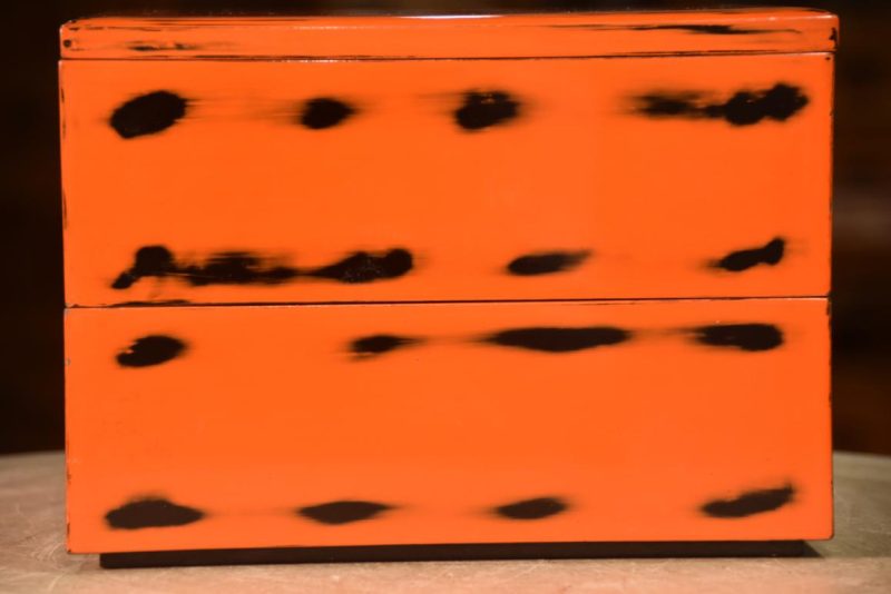 Japanese Jubako Lacquer Stacking Box:Width 240mm - Image 9