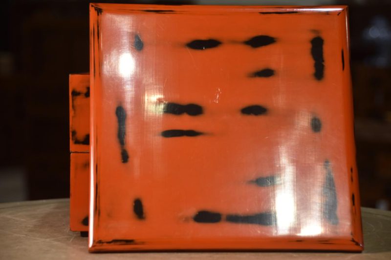Japanese Jubako Lacquer Stacking Box:Width 240mm - Image 7