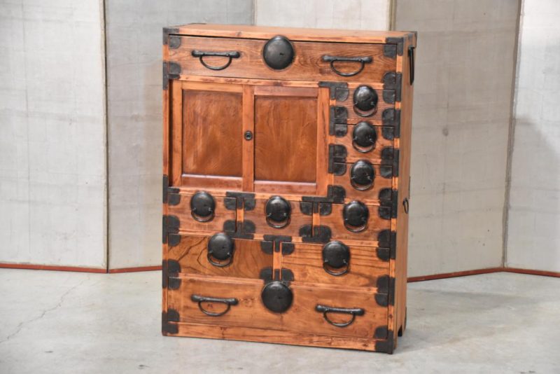 Japanese Choba Dansu Merchant Chest Width:810mm - Image 2