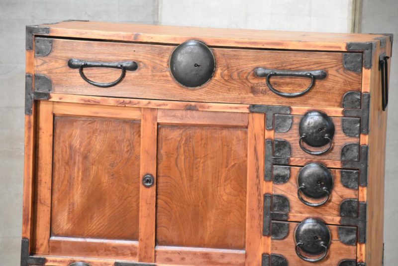 Japanese Choba Dansu Merchant Chest Width:810mm - Image 9