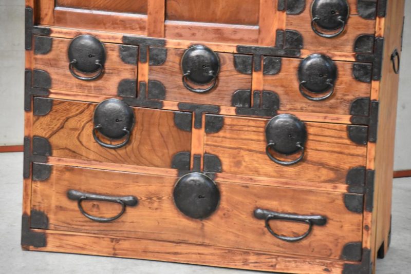 Japanese Choba Dansu Merchant Chest Width:810mm - Image 8