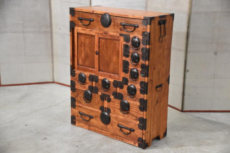 Japanese Choba Dansu Merchant Chest Width:810mm - Image 7