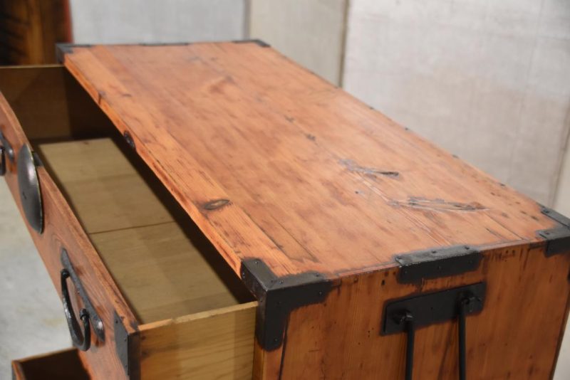 Japanese Choba Dansu Merchant Chest Width:810mm - Image 5