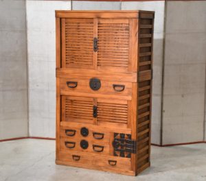 Antique Double Merchant Chest Width:910mm