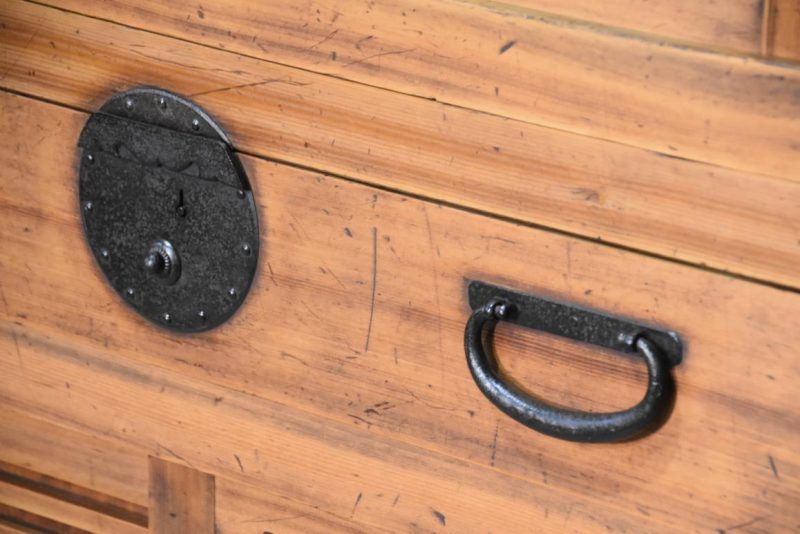 Antique Double Merchant Chest Width:910mm - Image 9
