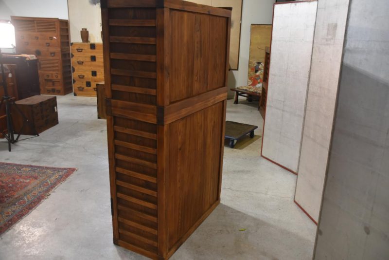 Antique Double Merchant Chest Width:910mm - Image 5