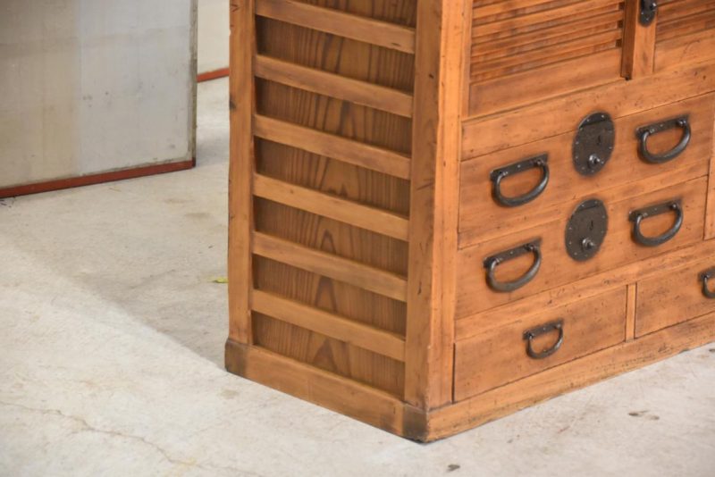 Antique Double Merchant Chest Width:910mm - Image 14