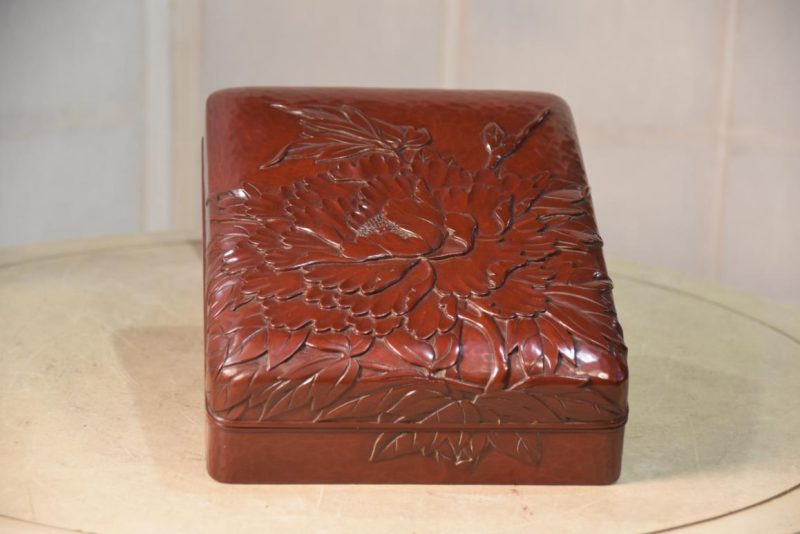 Kamakura Bori Suzuri Bako Writing Box Width:255mm - Image 2