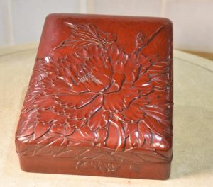 Kamakura Bori Suzuri Bako Writing Box Width:255mm