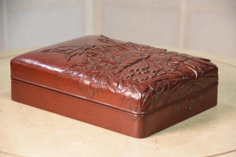 Kamakura Bori Suzuri Bako Writing Box Width:255mm - Image 14