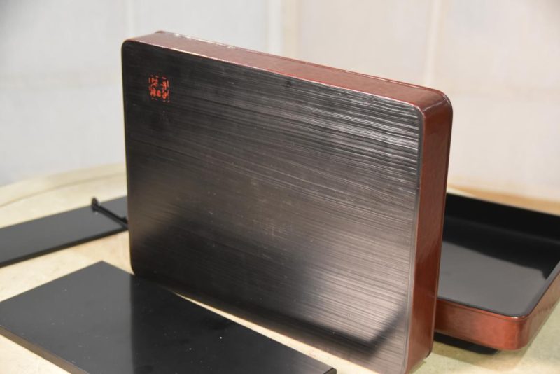 Kamakura Bori Suzuri Bako Writing Box Width:255mm - Image 9