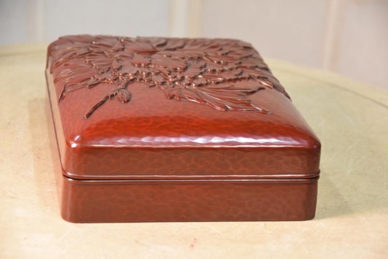 Kamakura Bori Suzuri Bako Writing Box Width:255mm - Image 6
