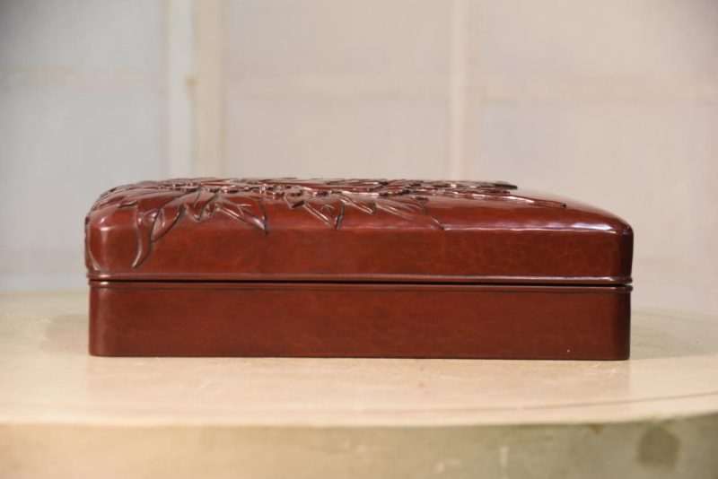 Kamakura Bori Suzuri Bako Writing Box Width:255mm - Image 5