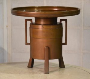 Japanese Ikenobu Bronze Vase Width:303mm
