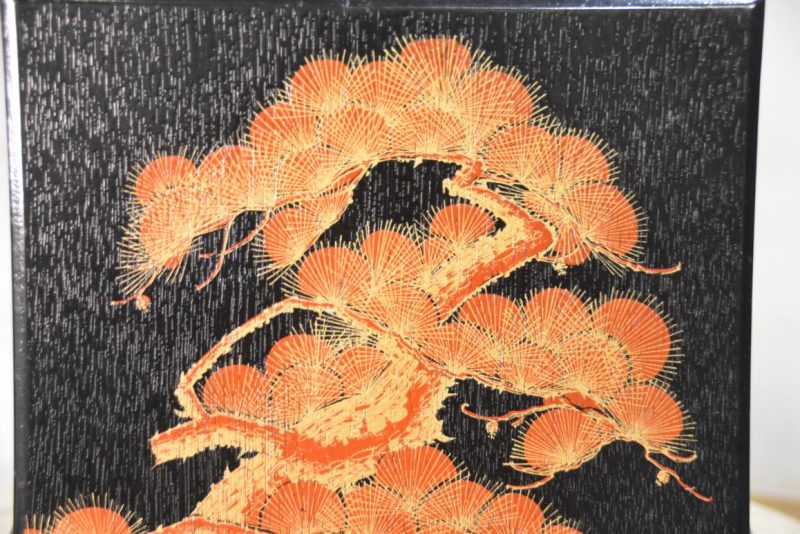 Lacquered Suzuri Bako Writing Box Width: 330mm - Image 9