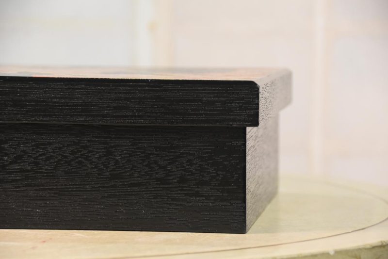 Lacquered Suzuri Bako Writing Box Width: 330mm - Image 4