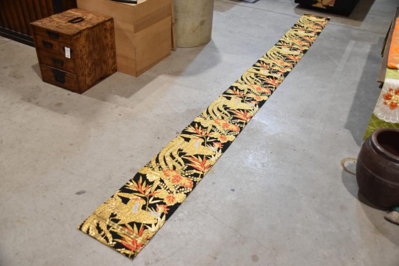 Vintage Japanese Maru Obi Sash Width:4000mm - Image 5