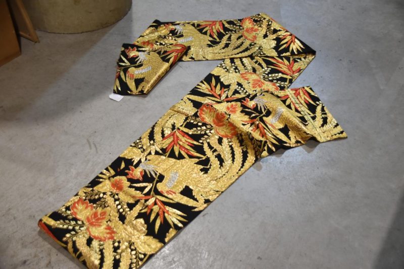Vintage Japanese Maru Obi Sash Width:4000mm - Image 4