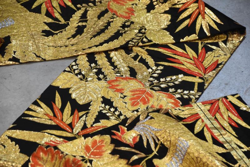 Vintage Japanese Maru Obi Sash Width:4000mm - Image 3