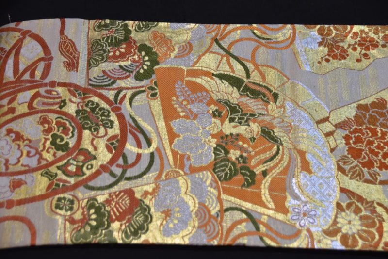 Vintage Japanese Maru Obi Sash Table Runner Width:4000mm - Image 8