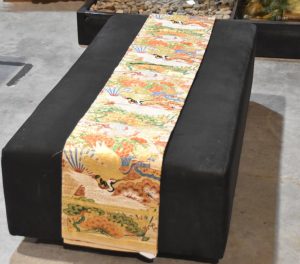 Vintage Japanese Maru Obi Sash Width:4000mm