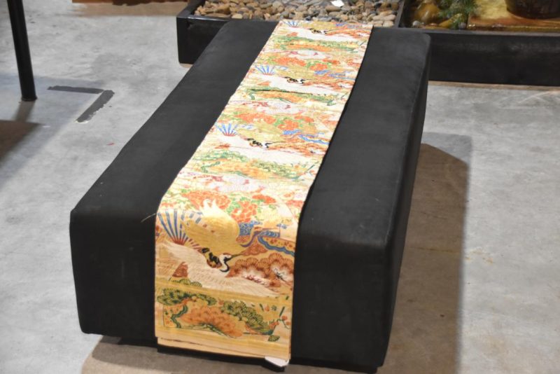 Vintage Japanese Maru Obi Sash Width:4000mm