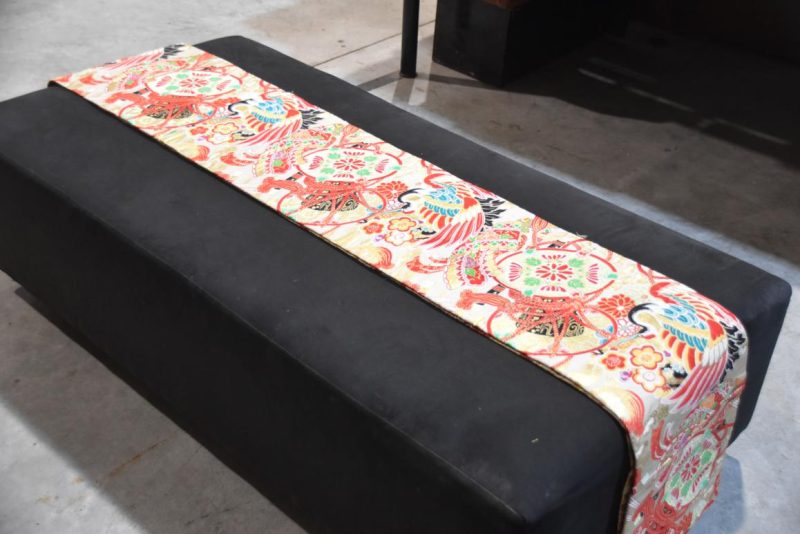 Vintage Japanese Maru Obi Sash Table Runner Width:4000mm - Image 6