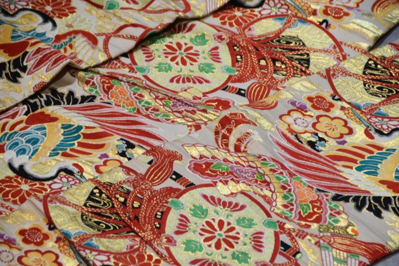 Vintage Japanese Maru Obi Sash Table Runner Width:4000mm - Image 3