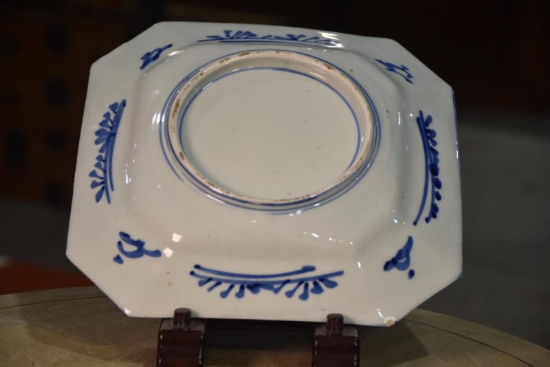 Japanese Blue and White Porcelain Plate Width:290mm - Image 5