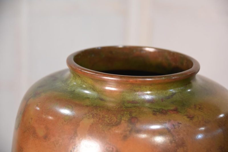 Japanese Seido/Murashido Bronze Vase Height:333mm - Image 6