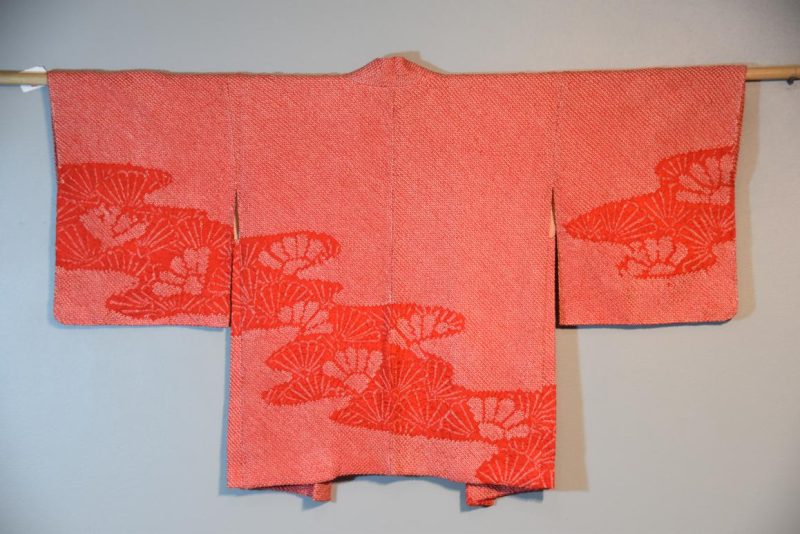 Vintage Silk Shibori Haori Jacket - Image 2