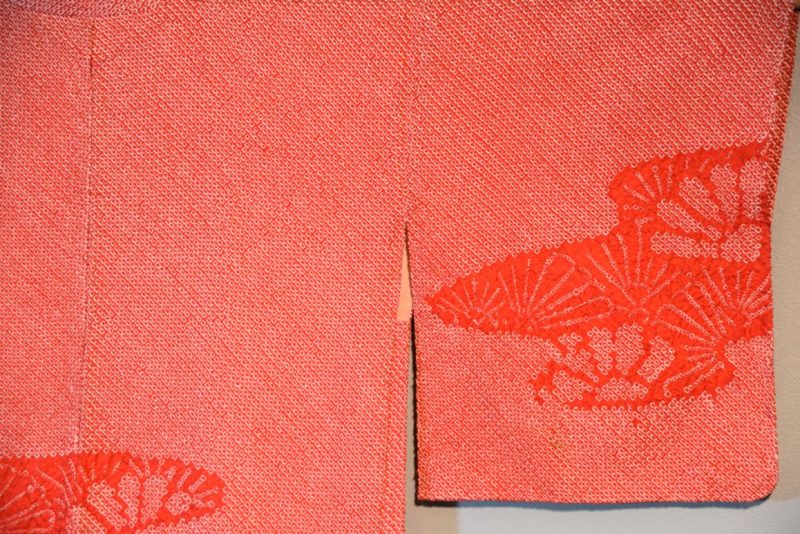 Vintage Silk Shibori Haori Jacket - Image 6