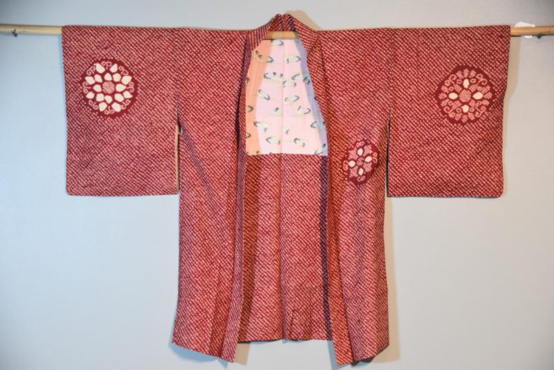 Silk Shibori Haori Jacket - Image 2