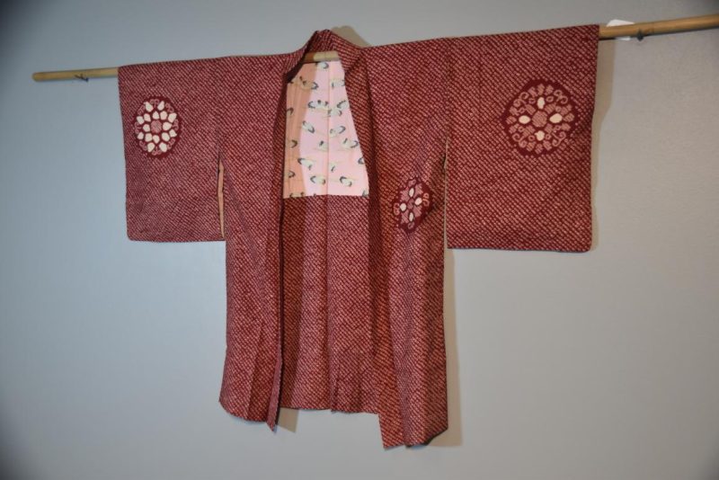 Silk Shibori Haori Jacket - Image 5