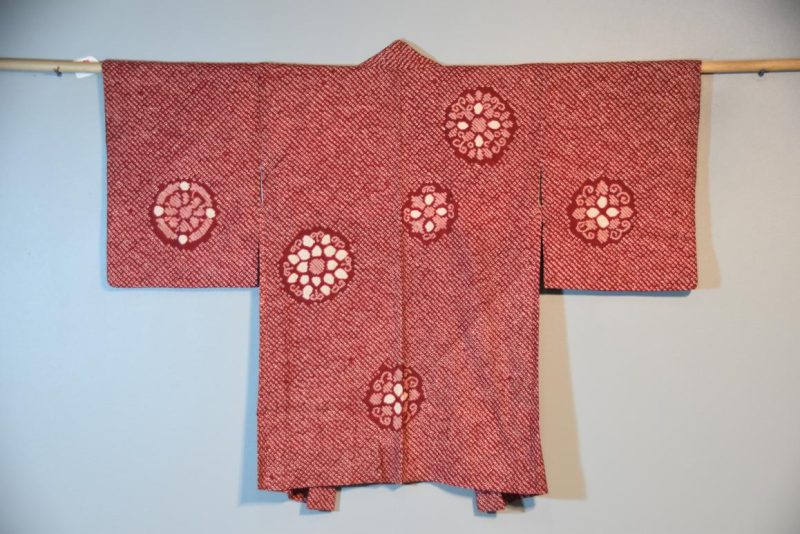 Silk Shibori Haori Jacket - Image 3