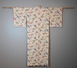 Kimono with Japanese Fans