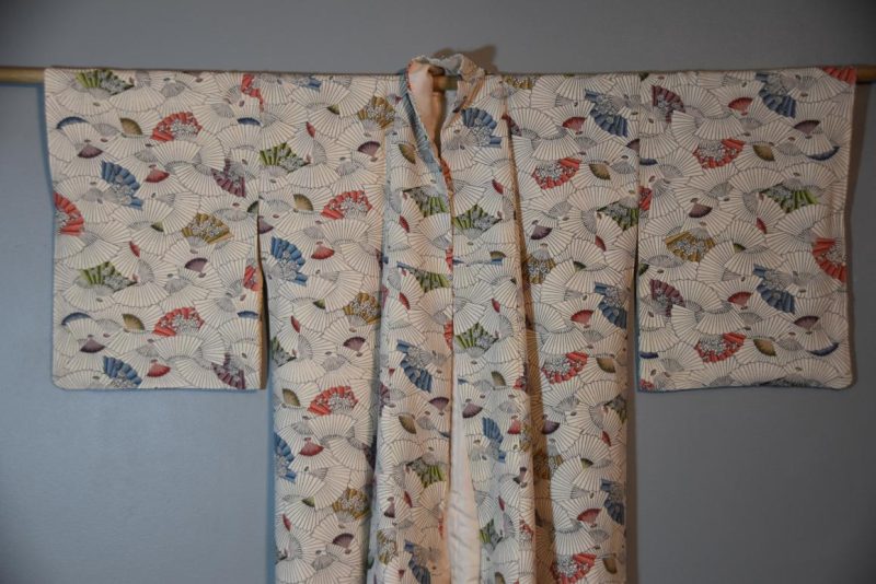 Kimono with Japanese Fans - Image 6
