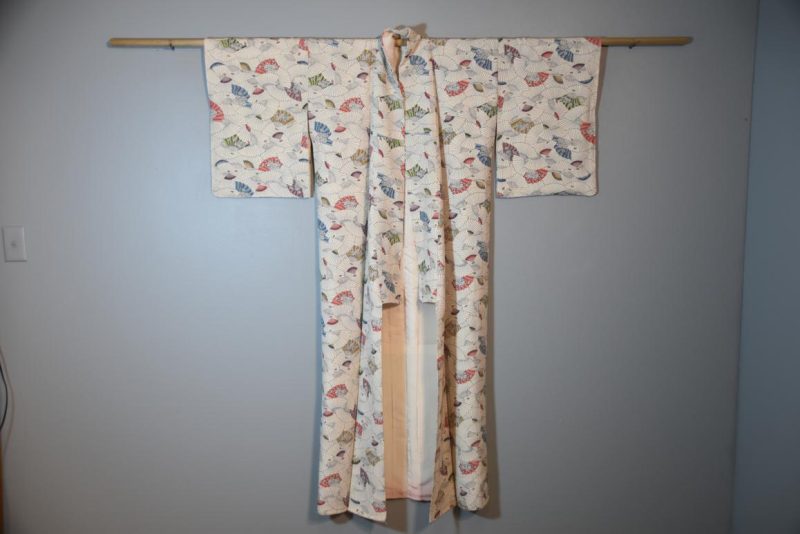 Kimono with Japanese Fans - Image 5