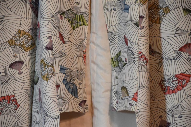 Kimono with Japanese Fans - Image 4
