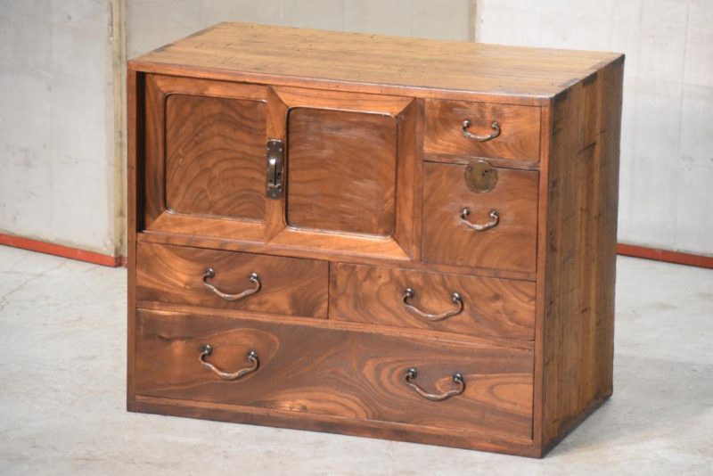Antique Ko Dansu Small Chest Width:570mm - Image 2