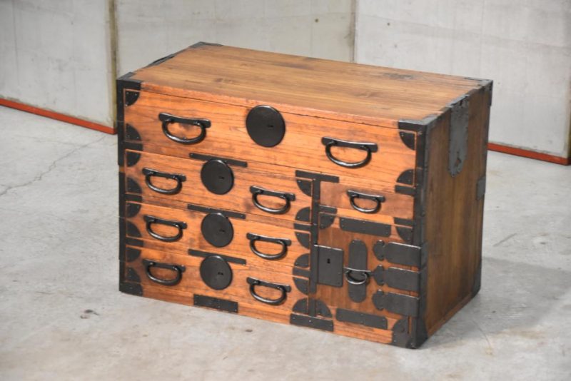 Antique Ko Dansu Accessories Chest Width:630mm