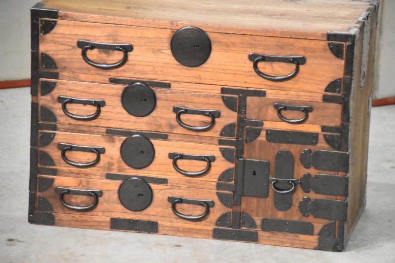 Antique Ko Dansu Accessories Chest Width:630mm - Image 7